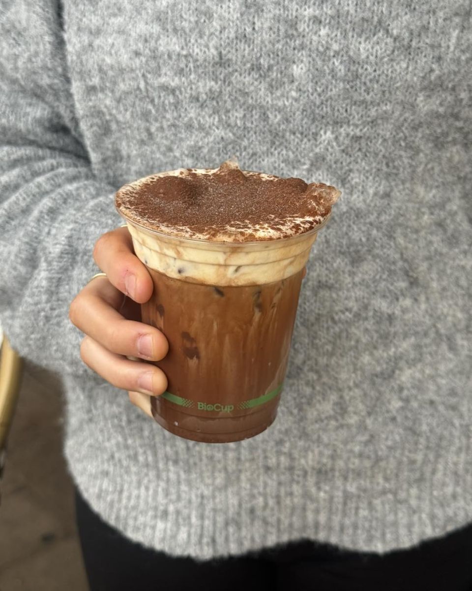 Tiramisu iced latte